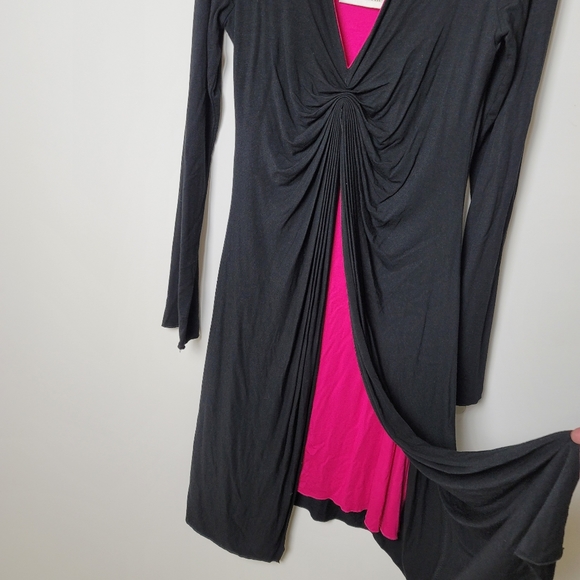 NWT My Tribe black and pink dress Size: L - Picture 5 of 6